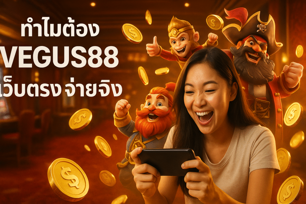 ทำไมต้อง VEGUS88 เว็บตรง จ่ายจริง