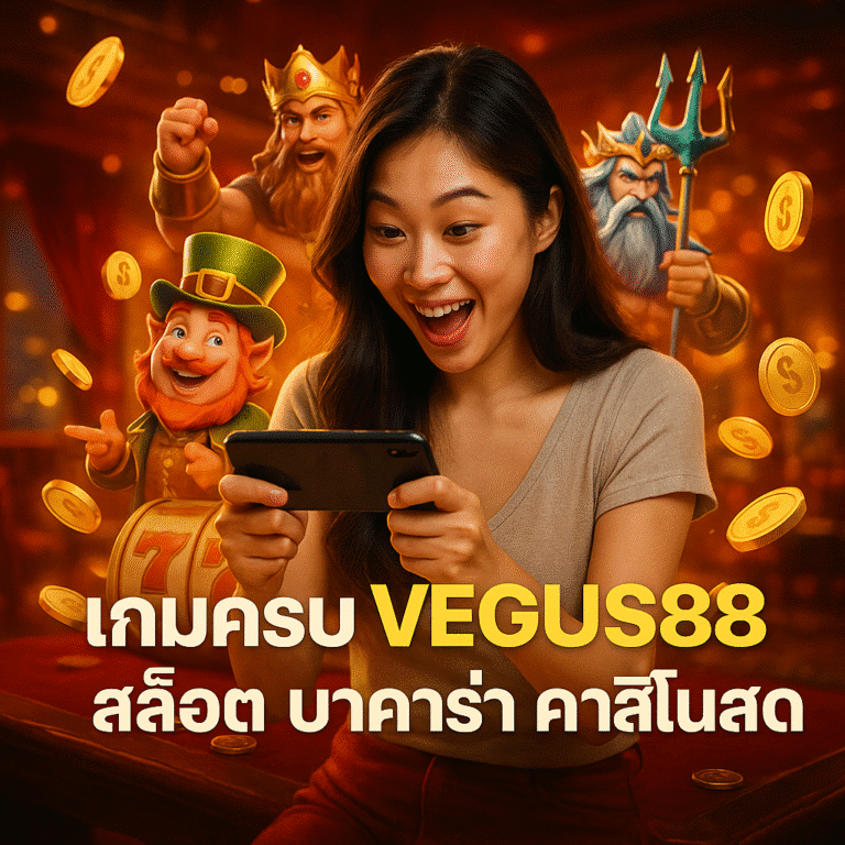 เกมครบ VEGUS88 สล็อต บาคาร่า คาสิโนสด
