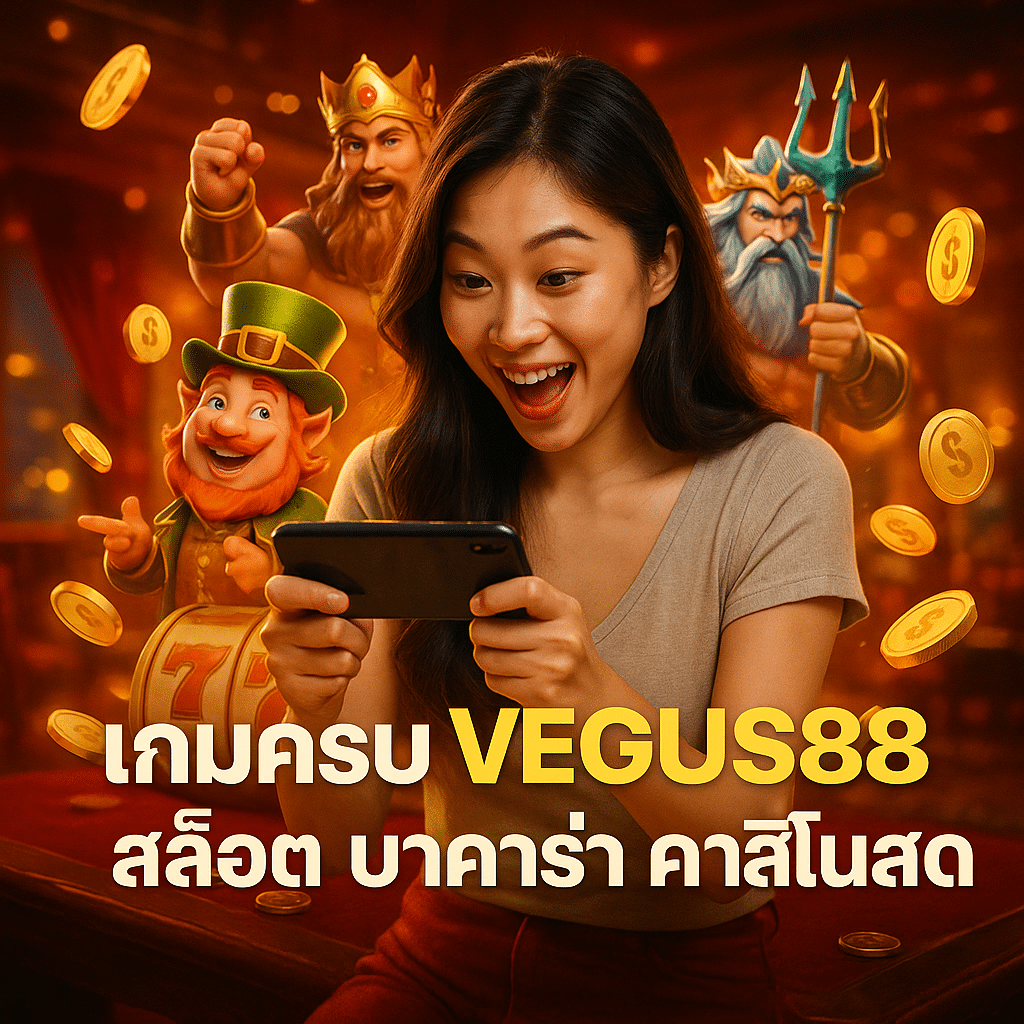 เกมครบ VEGUS88 สล็อต บาคาร่า คาสิโนสด