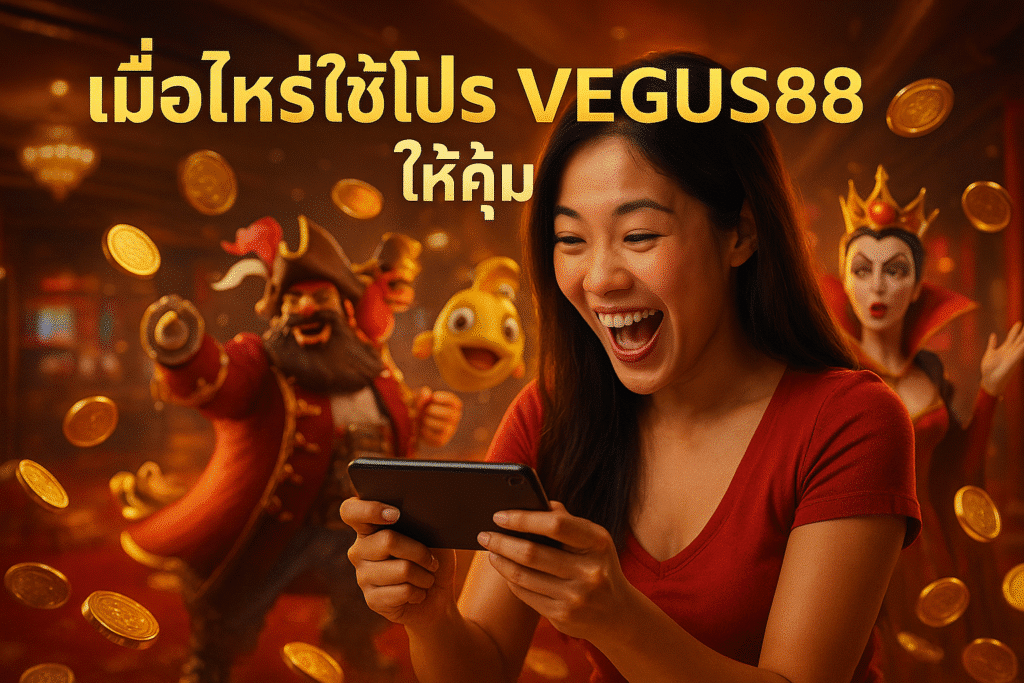 เมื่อไหร่ใช้โปร VEGUS88 ให้คุ้ม